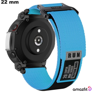 Vendita Bracciale Amazfit 22 mm Blu di orologio Tessuto (T-Rex 3) Vendita Bracciale Amazfit 22 mm Blu di orologio Tessuto (T-Rex 3)