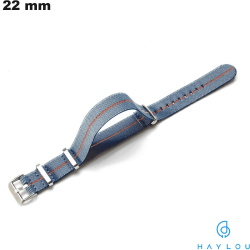 Bracelet montre intelligente Tissu 22 mm Haylou Gris