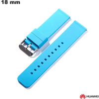 Bracciale Huawei 18mm per orologio connesso in gomma blu economico