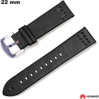 Huawei Armband Schwarz 22mm Uhr Echtes Leder kaufen