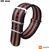 Braccialetto Xiaomi smartwatch Nero 20 mm Tessuto ● Spedizione Veloce