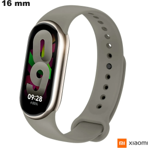 Armband 16 mm Uhr Silikon Xiaomi Grau - Versand kostenlos ab 20€