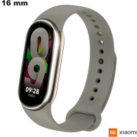 Armband 16 mm Uhr Silikon Xiaomi Grau - Versand kostenlos ab 20€