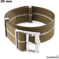 Armband Garmin Stoff 20mm Grün Smartwatch NATO günstig