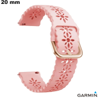 Armband Rose 20 mm Garmin Uhrenkautschuk # Einfache Montage