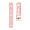 Pulsera Rosa 20 mm Caucho de reloj Garmin # Montaje Fácil