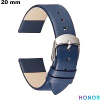 Echtes blauen Leder 20mm Armband für Honor Uhr kaufen