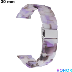 Purple Resin Smartwatch Bracelet 20 mm Honor