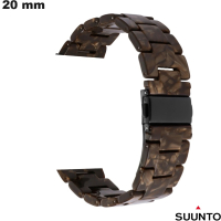 Houten Armband voor 20 mm Marron Suunto Horloge van Kwaliteit