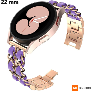 Bracciale Xiaomi Dorato rosa smartwatch 22 mm Metallo economico Bracciale Xiaomi Dorato rosa smartwatch 22 mm Metallo economico