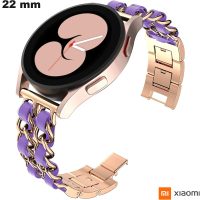 Bracciale Xiaomi Dorato rosa smartwatch 22 mm Metallo economico