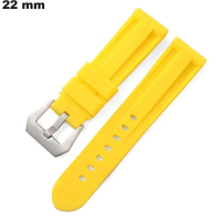 Bracelet de montre Silicone Jaune 22mm | Port Offert dès 20€