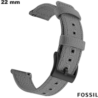 Graues Fossil 22mm Armband Kaufen Smartwatch Stoff