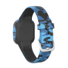 Bracelet pour montre 20mm Garmin Silicone Bleu
