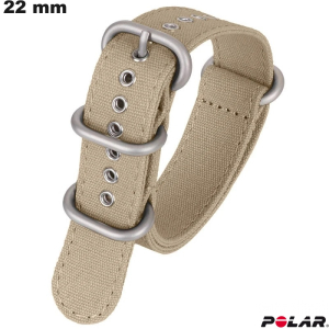 Koop Polar smart watch armband 22mm Beige Stof