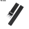 Armband Kunststoff 18mm Uhr Schwarz | Schneller Versand