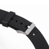 Armband Kunststoff 18mm Uhr Schwarz | Schneller Versand