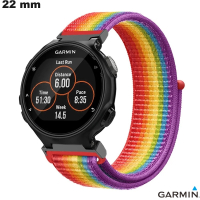 Verkauf von mehrfarbigem Nylonarmband 22mm für Garmin-Uhren
