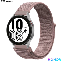 Bracciale Honor 22 mm per orologio connesso Rosa Tessuto di qualità