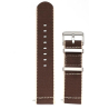 Armband aus Nylon für intelligente Uhren 20 mm Polar Braun von hoher Qualität
