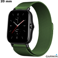 Bracelet Acier inoxydable Garmin Vert