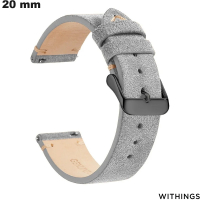 Verkauf Armband Grau 20 mm Smartwatch Leder Withings