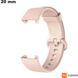 Bracelet montre intelligente 20 mm Rose Xiaomi Caoutchouc
