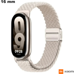 Pulsera Beige de Tejido para Reloj Conectado Xiaomi de 16 mm
