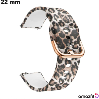 Verkauf Amazfit Smartwatch Armband Silikon Leopardenmuster 22mm