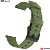 Bracelet pour montre 22mm Huawei Textile Vert