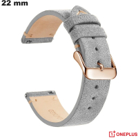 Armband OnePlus 22mm für Uhr Grau edel: Kostenloser Versand