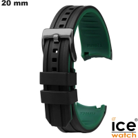 Armbanduhr Bracelet Noir 20mm Silikon Ice Watch ● Versand in 24h