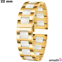 Bracciale Amazfit Ceramica 22mm Dorato per orologio economico