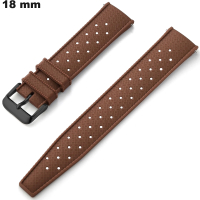 Bracelet Marron Caoutchouc montre 18 mm  #  Envoi en 24h