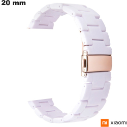 20 mm White Smartwatch Resin Bracelet Xiaomi
