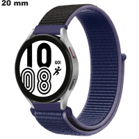 Armband 20mm für Uhr Nylon Blau: Versand in 24h