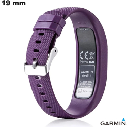 Bracelet Violet Caoutchouc 19mm Garmin de montre