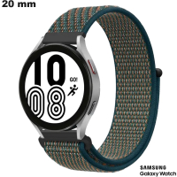 Bracciale Verde 20mm orologio Scratch Tessuto Samsung  # Spedizione in 24h