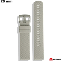 Armband 20 mm Grijs smartwatch Huawei Siliconen - Beste Prijs