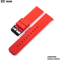 Armband Samsung Smartwatch 22 mm Rot Silikon von hoher Qualität