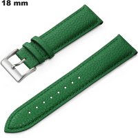 Armbanduhr Grün 18mm Echtes Leder: Bester Preis