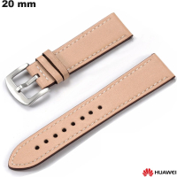 Huawei Gehäuse Armband Beige Echtes Leder Smartwatch 20 mm Kaufen
