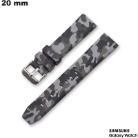 Armband Samsung Gummi 20 mm Grau Smartwatch günstig
