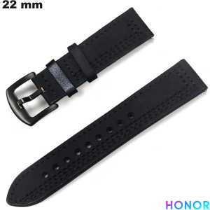 Armband Uhr intelligente Echtes Leder Schwarz Honor von hoher Qualität