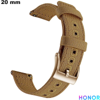 Armbanduhr Smartwatch 20 mm artisaneller Stil Braun Honor von hoher Qualität