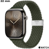 Bracelet Vert Élastique Apple Watch 22mm