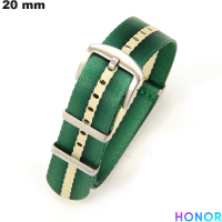 Bracelet Nylon Honor Vert de smartwatch 20mm