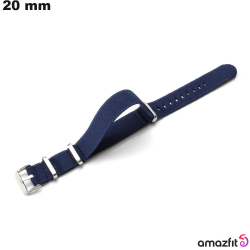 Bracelet Amazfit Bleu 20mm montre intelligente Nylon