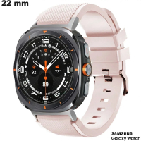 Armband Samsung Caoutchouc Rosa Smartwatch 22mm von hoher Qualität