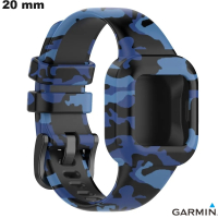 Armband Uhr intelligent 20mm schwarzes Gummi Garmin günstig